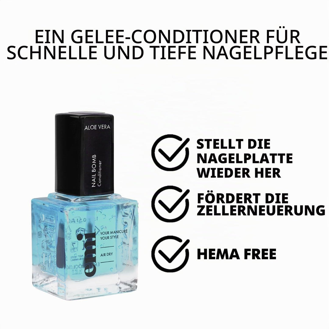 Conditioner Gel für gesunde und schöne Nägel Aloe Vera Extrakt, Sheabutter Extrakt, D-Panthenol, Gly