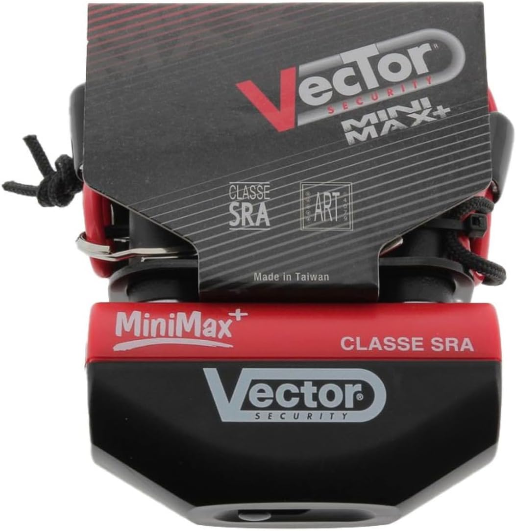 Vector– Diebstahlsicherung für Motorrad, blockiert die Bremsscheibe, Minimax + Ø16 mm / 47x 40 mm- A