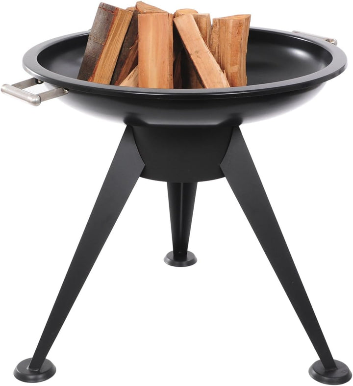 Deluxe BBQ 80 cm Schwenkgrill Grillrost Edelstahl Dreibein Grillrost Feuerschale Design Grill Smoker