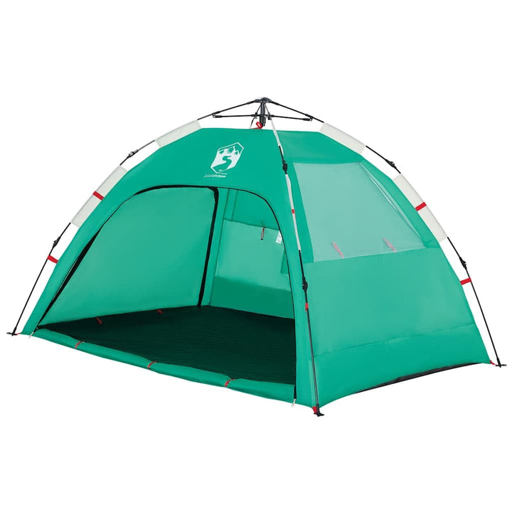vidaXL Strandzelt, Strandmuschel mit Quick-Release-System, Wasserdicht Campingzelt mit offenem Einga
