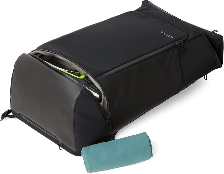 Salzen Unisex Triplete Rucksack Schwarz, Schwarz