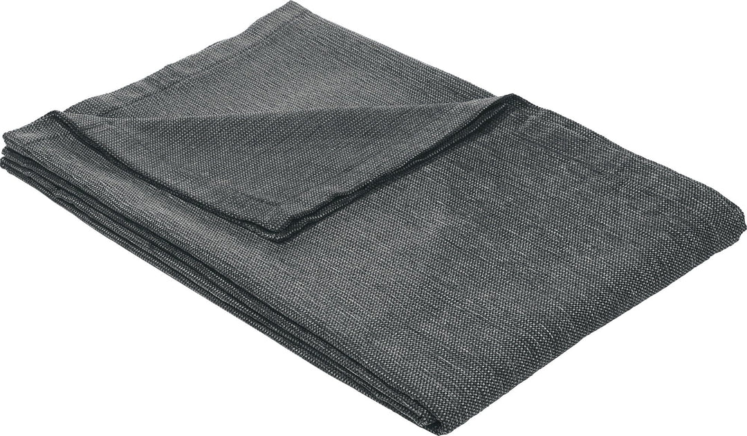 Erwin Müller Sofaüberwurf, Sofaläufer, Sesselschoner, Sofaschonbezug anthrazit/schwarz Grösse 50x200