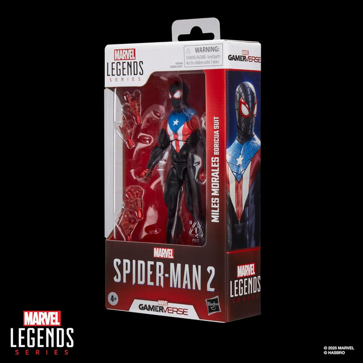 Marvel Legends Series Gamerverse Miles Morales Boricua-Anzug Spider-Man Action-Figur, Miles Morales