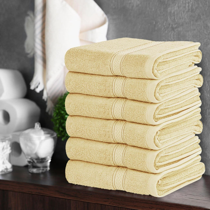 Utopia Towels Handtücher, Baumwolle, 600 g/m², 6 Stück Beige, Beige