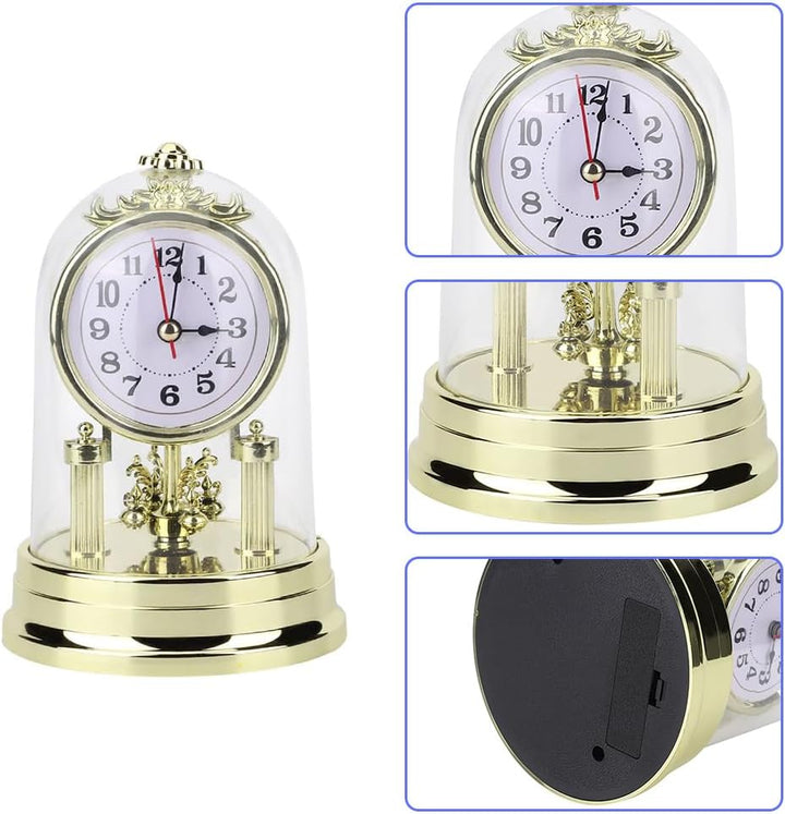 Tischuhr, Tischuhren Uhr, Pendeluhr Kaminuhr Vintage Tischuhr Mit Transparenter Abdeckung MöBel Weck