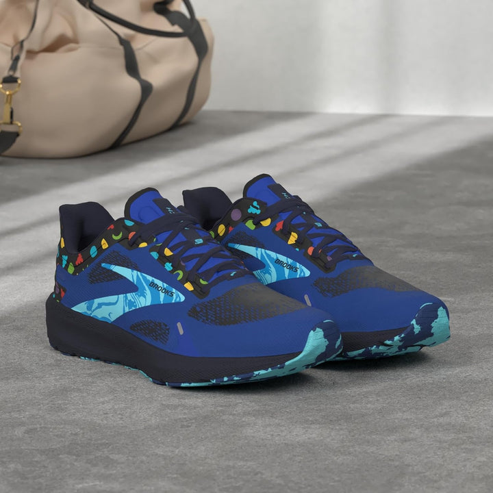 Brooks 44.5 EU Blau Peacoat Gelb, 44.5 EU Blau Peacoat Gelb