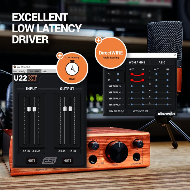 ESI U22 XT cosMik Set | Professionelles Aufnahmestudio ESIU22XTCMSET, ESIU22XTCMSET