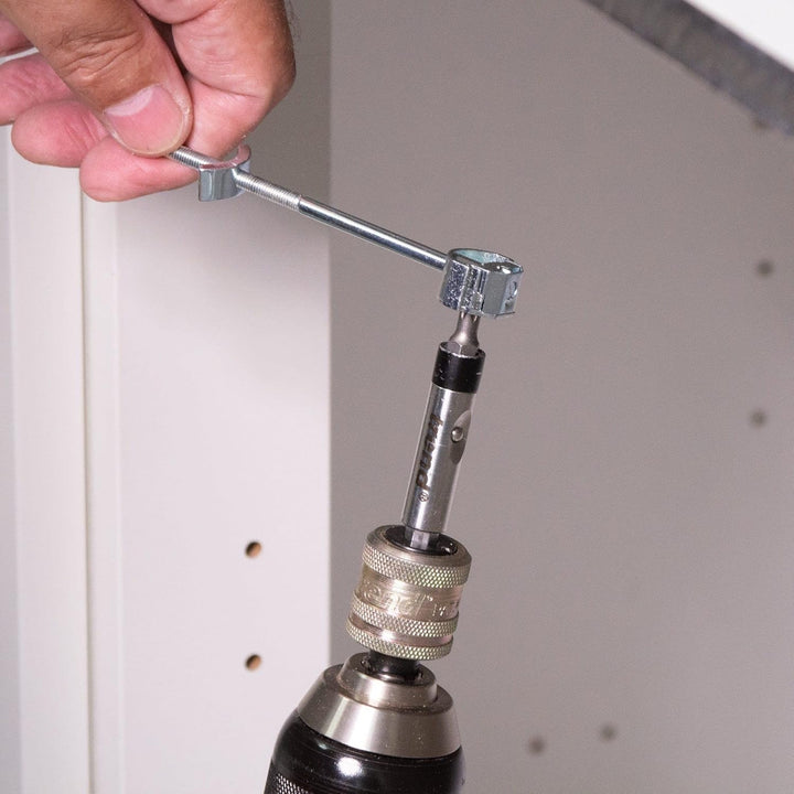 Trend ZIPBOLT Kompaktes Laminat-Arbeitsplatten-Verbindungsset (12–15mm), ZIP/20/100/3 Connector Kit