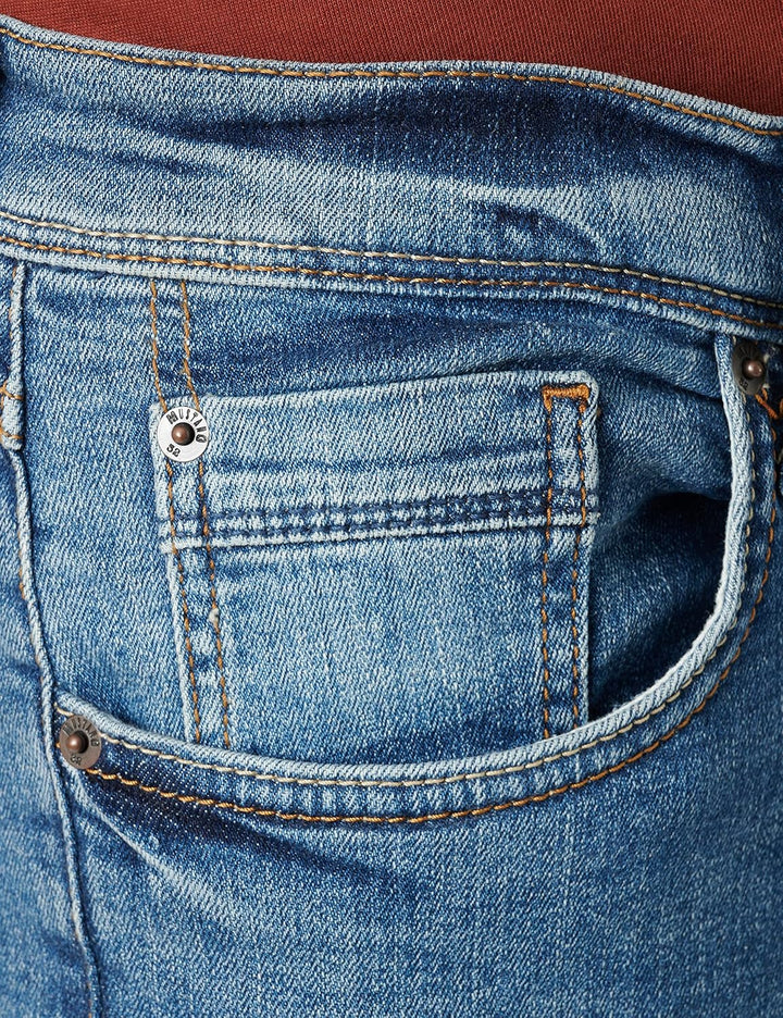MUSTANG Herren Washington Jeans 31W / 34L Mittelblau 583, 31W / 34L Mittelblau 583
