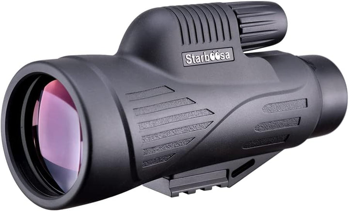 12 x 50 High Definition Monokular Teleskop mit Smartphone-Halterung – Wasserdichtes Monokular mit la