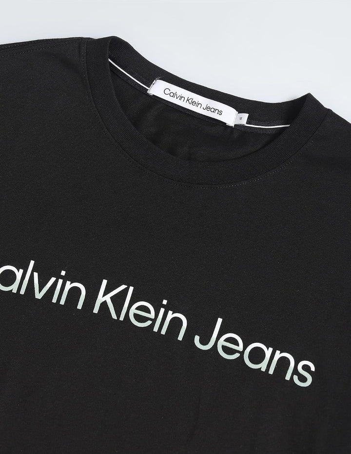 Calvin Klein Herren Kurzarm Strickoberteile XL Grosse Grössen Schwarz (Ck Black), XL Grosse Grössen