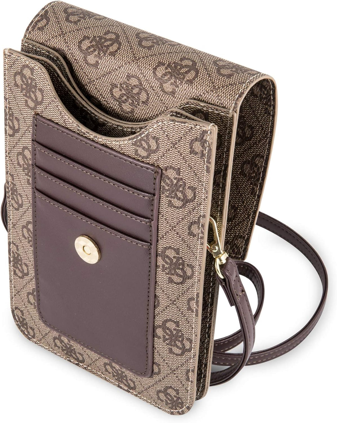 Guess Unisex GUWBSQGBE Reisezubehör-Reisepass-Tasche, Beige, 0