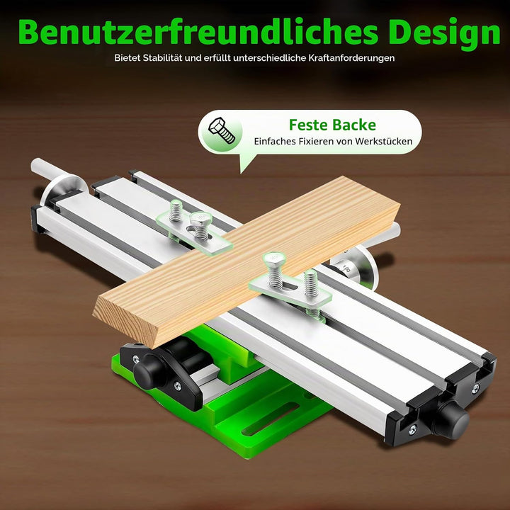 Fräsmaschinen Arbeitstisch, Multifunktions-Kreuzschlitten Tischfräsmaschine, Hochpräzisions Verbundb