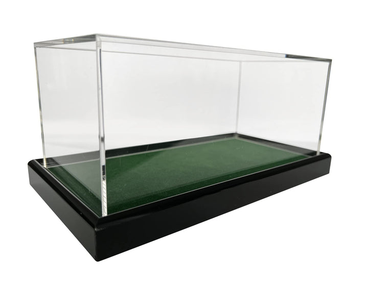 LL-Golf Grosse Universal Acryl Vitrine 22x12x10,5cm / Showcase/Schaukasten mit grünen Samt für Model
