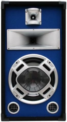 E-Lektron 400W Party PA Lautsprecher Disco Box 25cm BASS Blue-LED SPL25