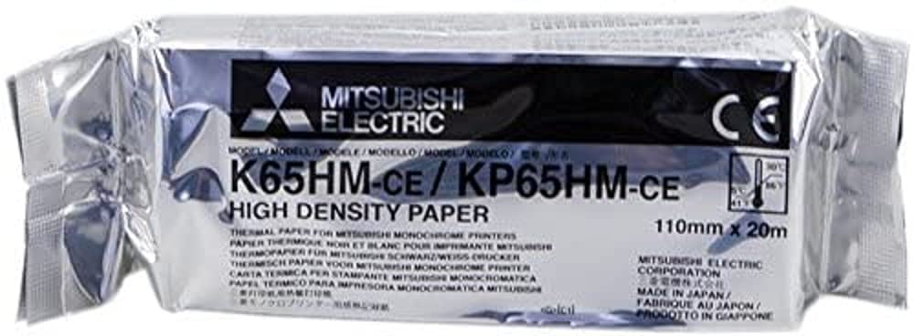 Mitsubishi K65HM P66 Thermorolle Thermo Papierrolle 110mmx21m