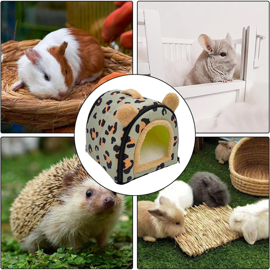 Generisch Bunny Bett,Weiches Warmes Kaninchenhaus - Für Indoor Outdoor Spielbereich Zuhause Hamster
