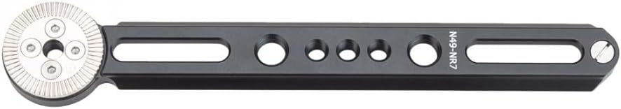 Nitze 178 mm Verlängerungsarmplatte NATO-Schiene auf Rosettenhalterung für ARRI W M6 Schraubenadapte
