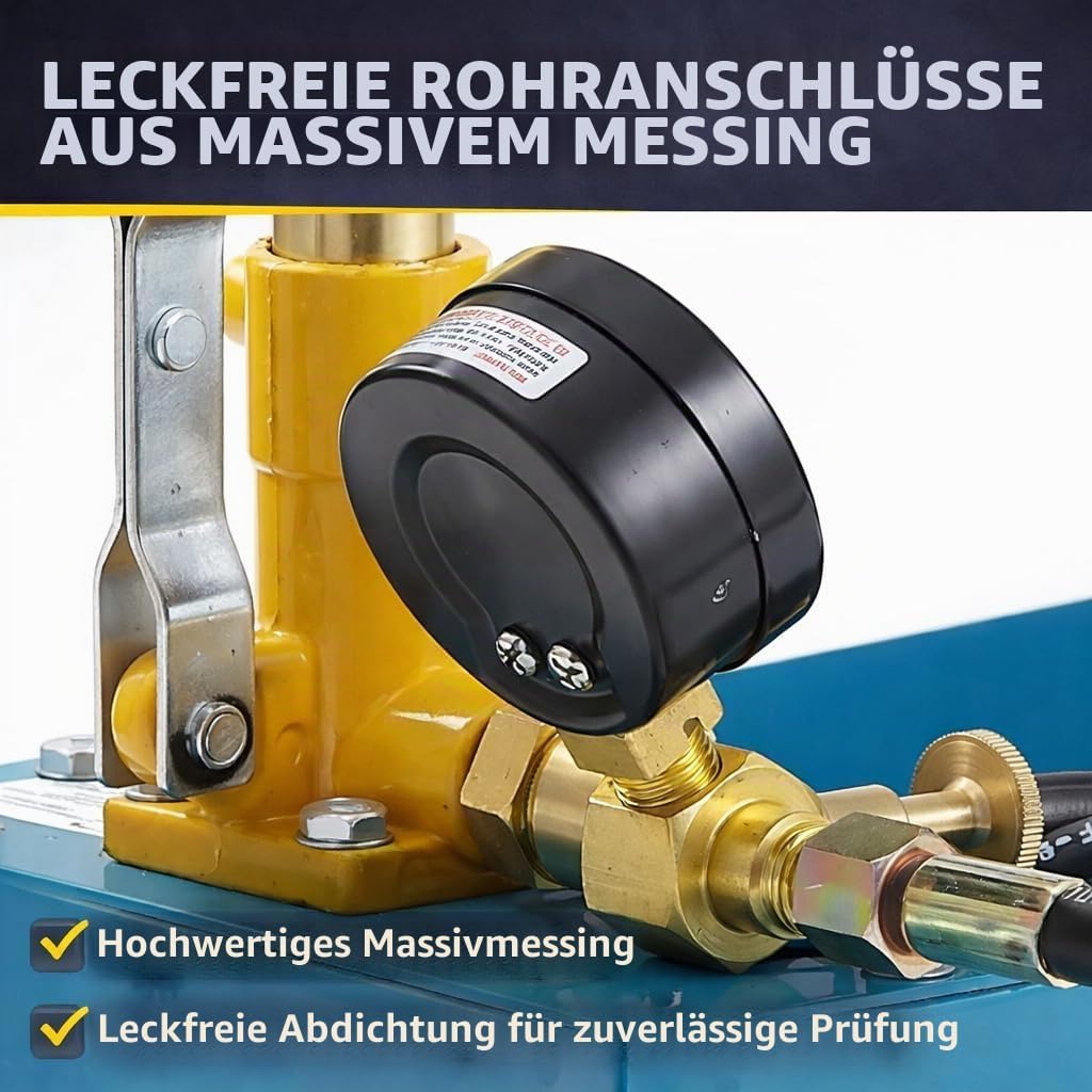 KATSU Tools 318927 Wasser Rohr Montage Heizzystem Leck Druck Tester Pumpe