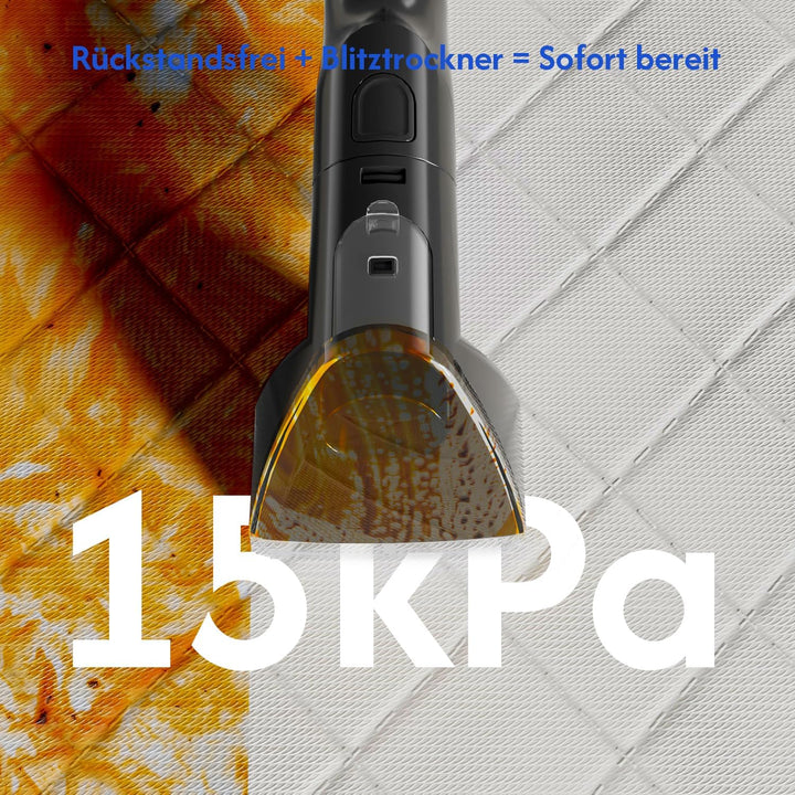 B Fluffyfresh Waschsauger, Dampfreiniger, Polsterreiniger-Gerät für Sofa, Teppich, Fenster, Auto, Na