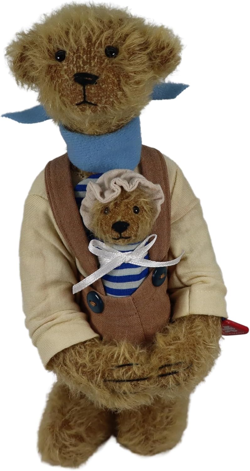 Clemens Sammler Teddy Bester Opa der Welt/Best Grandpa in The World 25 cm limitiert Mohair