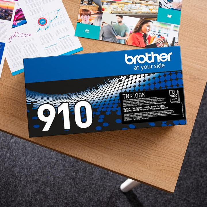 Brother Original Ultra-Jumbo-Tonerkassette TN-910BK schwarz (für Brother HL-L9310CDW, HL-L9310CDWT,