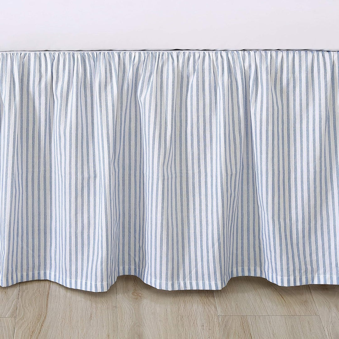Laura Ashley Home - Bettvolant aus Baumwolle, mit Rüschen, leichte Heimdekoration mit klassischem St