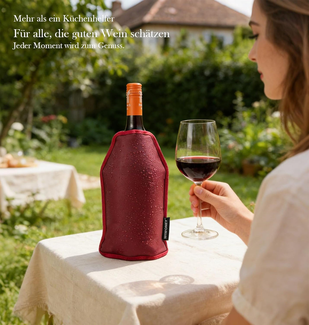 Weinkühler für 1,5L Magnum-Flaschen, Flaschenkühler Manschette, die perfekte Kühlmanschette für Wein
