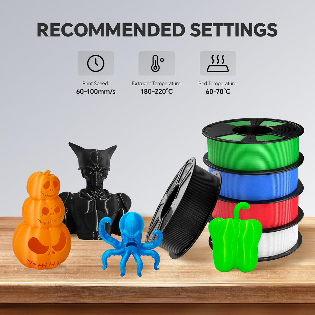 GIANTARM PLA Filament 1.75mm,3D Drucker Filament PLA 1kg,MaBgenauigkeit +/- 0,02mm,3D-Druckmateriali