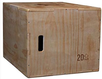 Grosse Plyo Box aus Holz - 76 cm x 61 cm x 51 cm - Plyometric Wood Jump Sprungbox