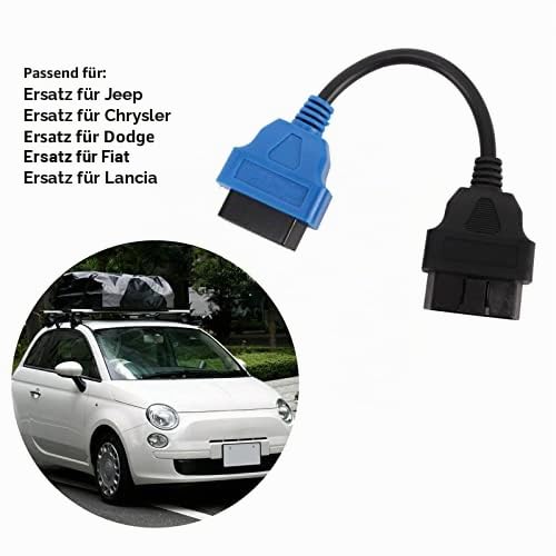 MultiECUScan Adapterkabel OBD2-Diagnose-ECU-Scan-Tool-Kabel, Leicht Erkennbarer Ersatz aus ABS-Kunst