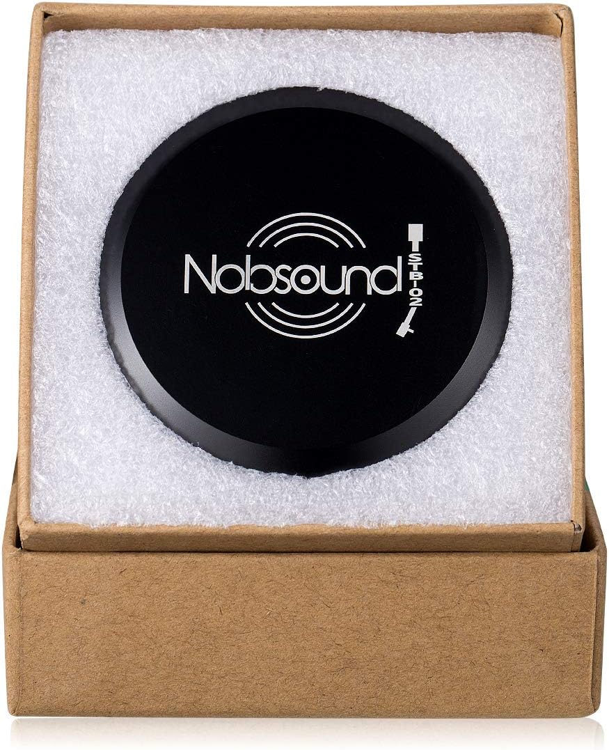 Nobsound LP Vinyl Turntable Disc Stabilizer Record Weight Metal Matte Black SCHALLPLATTEN-AUFLAGEGEW