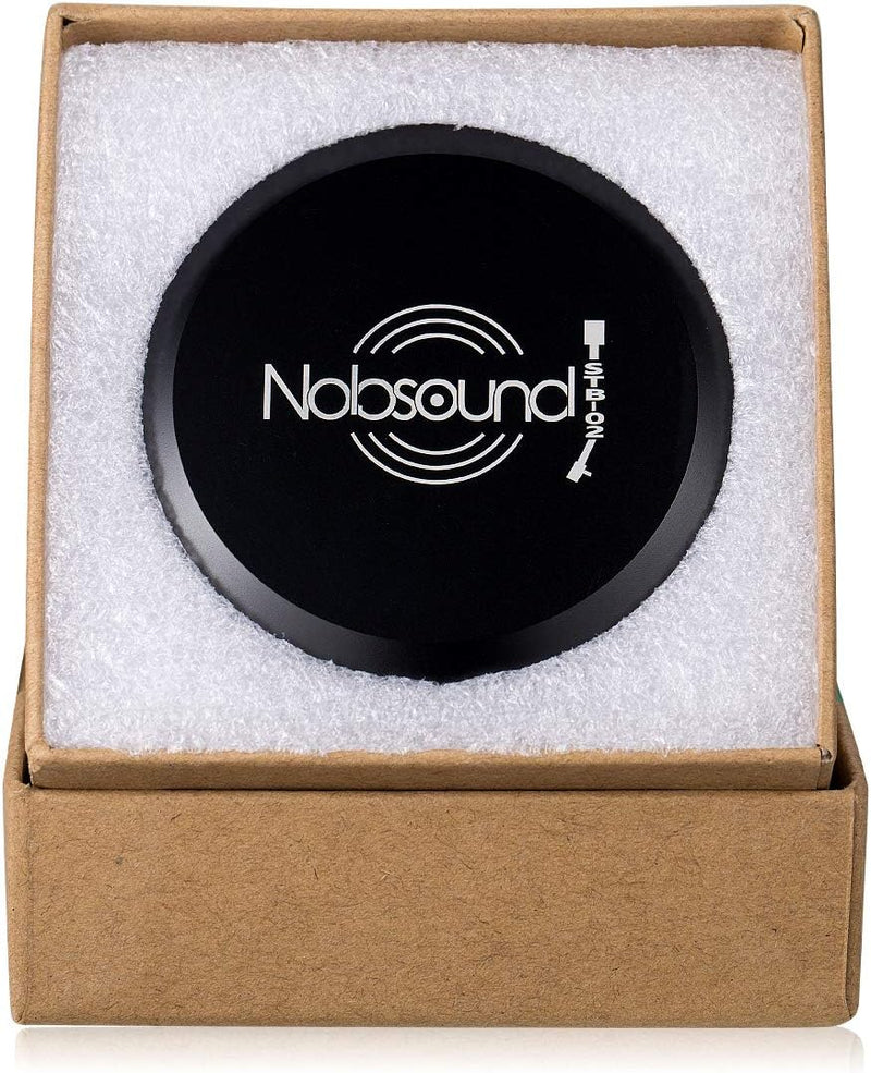 Nobsound LP Vinyl Turntable Disc Stabilizer Record Weight Metal Matte Black SCHALLPLATTEN-AUFLAGEGEW