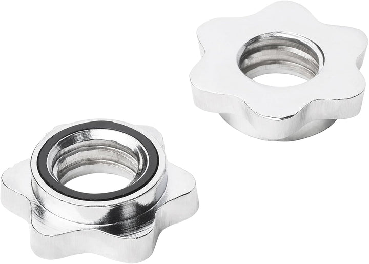 Bad Company Chrom Kurzhantelstange mit Gewinde-Auflageflächen inkl. Sternverschlüssen 30/31 mm I Kur