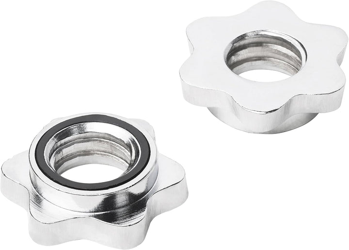 Bad Company Chrom Kurzhantelstange mit Gewinde-Auflageflächen inkl. Sternverschlüssen 30/31 mm I Kur