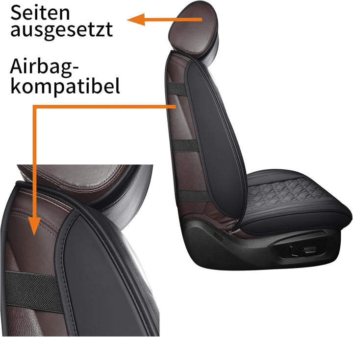 YOUXIU Autositzbezüge Komplettset Universal Fit für VW Golf Polo Tiguan BMW Audi Ford Benz Wasserdic
