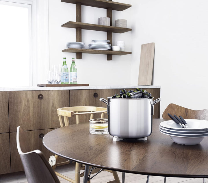 Eva Trio | Stainless Steel Topf 10 l 24 cm | Suppentopf für die ganz grossen Vorhaben. Ideal für Sup