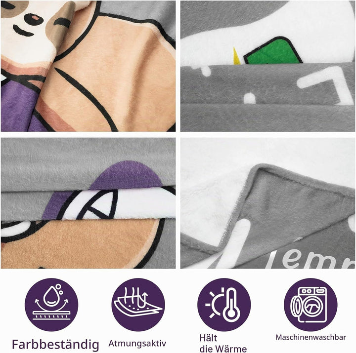 Muttertagsgeschenke für Mama, Lustig Geschenk für Mama Kuscheldecke zum Muttertag Geburtstag Valenti
