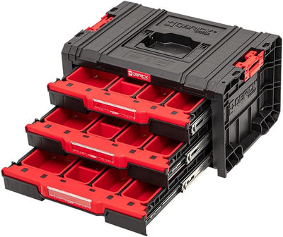 PAFEN Rollende Werkstatt Werkstattschublade - 500 x 325 x 860 mm – Premium Werkzeugkasten auf Rädern