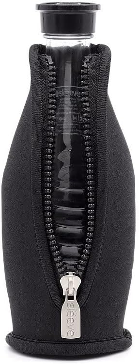 sliive® Neopren Flaschenkühler mit Griff – Passend für 0,615L SodaStream Crystal Glaskaraffen, Wein-
