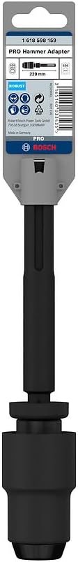 Bosch Professional 1x SDS-max Bohrhalter (für Bohrerschaft SDS-plus, Länge 220 mm, Zubehör Bohrhamme