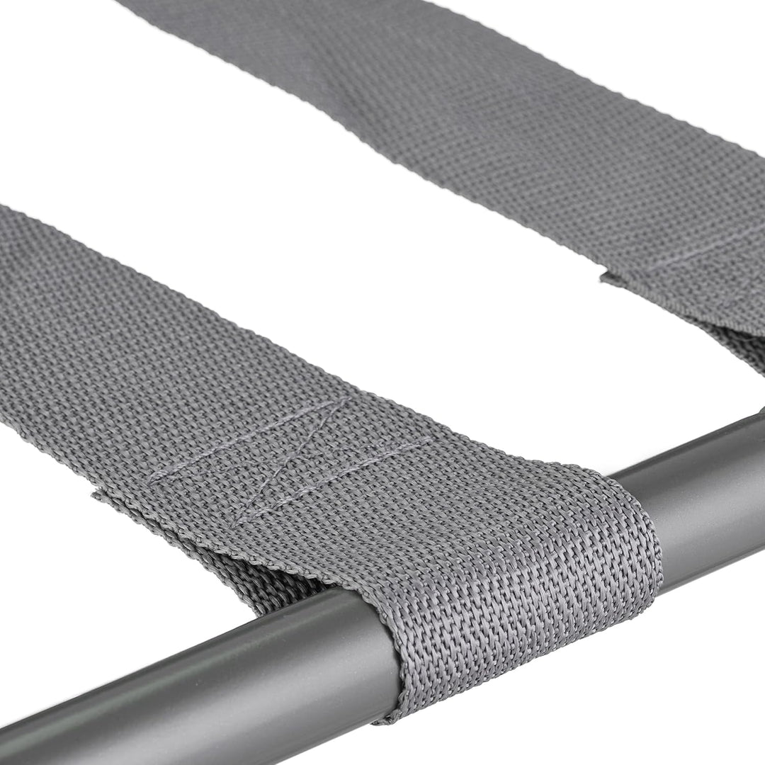 Relaxdays Kofferständer, 2er Set, klappbar, Gepäckständer aus Metall, HBT: 55x67x43 cm, Kofferablage