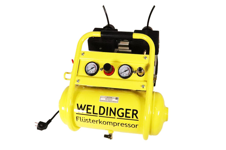 WELDINGER Flüsterkompressor FK 120 compact 980 W Luftabgabe 120 l ölfrei 5 Jahre Garantie FK 120 com