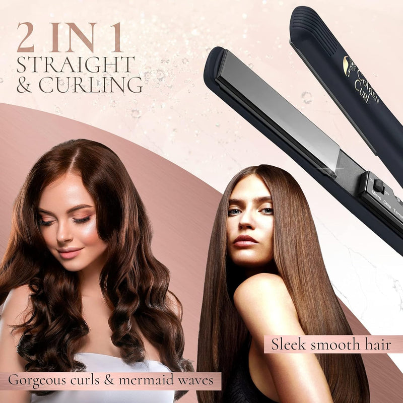 Glätteisen Locken und Glätten Haarglätter - 5 Jahre sorgenfreie Benutzung - Haar Styling Hair Straig