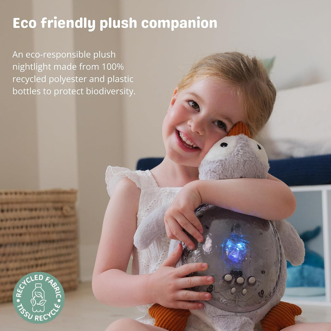 Cloud b Tranquil Penguin - Eco Baby Night Light & Sound Machine, Ocean Wave Projector, Cry Sensor, W