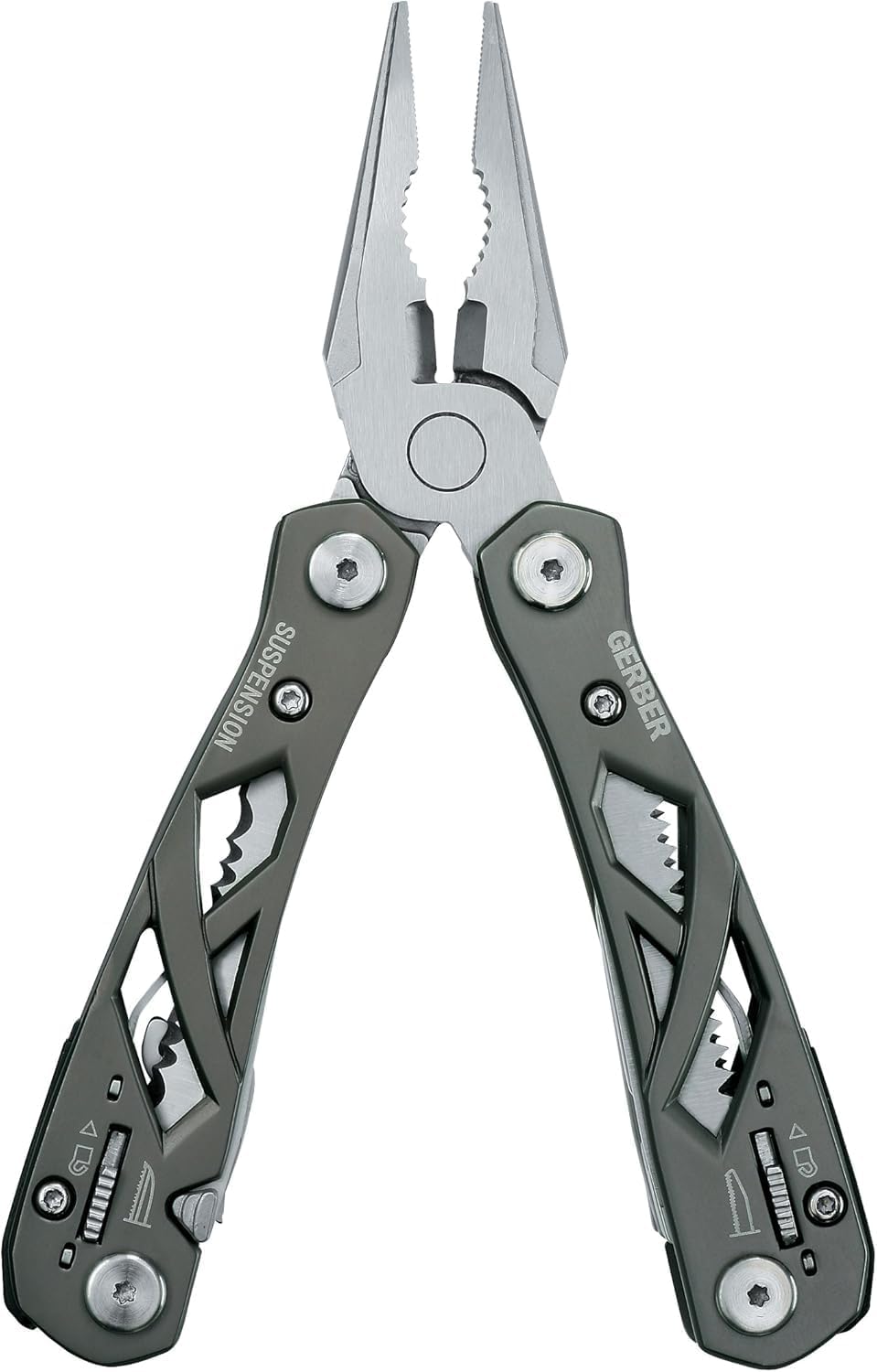 Gerber Multifunktionswerkzeug mit Nylon-Scheide und 12 Funktionen, Suspension Multi-Tool, 1003720 12