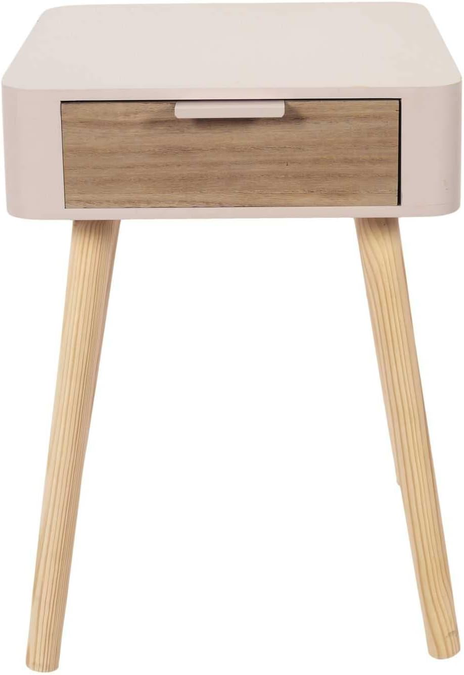 CMP Paris Bedside Table Two-Colour 48 x 40 x 35 cm Pink