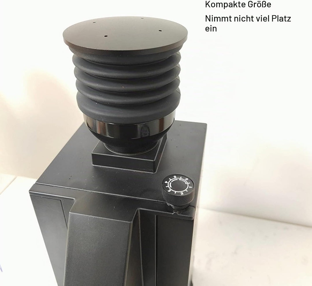 Fockety Kaffeemühle Blowing Bean Bin, Aluminium-Legierung Silikon Kaffeemühle Single Dose Hopper hoh