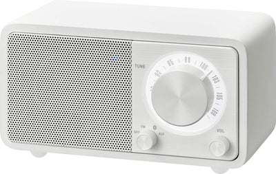Sangean WR-7 tragbares Desktop-Radio (FM-RDS-Tuner, Bluetooth, AUX-In, integrierter Lautsprecher, Ak