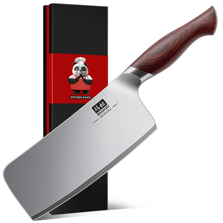 SHAN ZU Hackmesser 18 cm, Ultrascharfes Küchenbeil